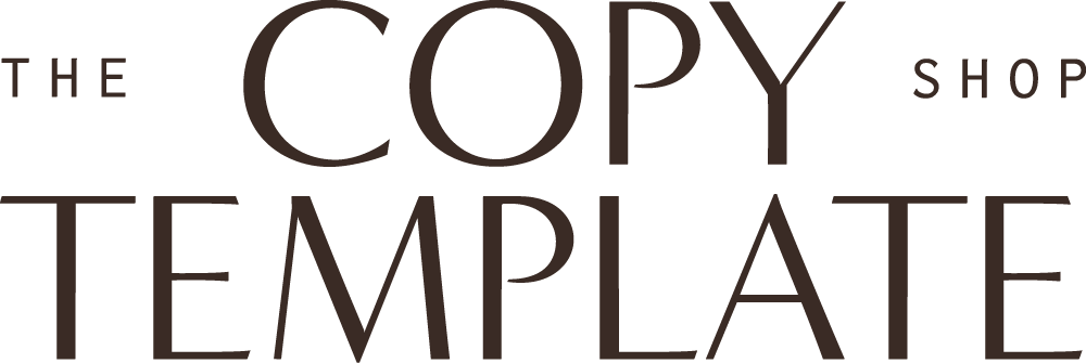 copy template shop logo